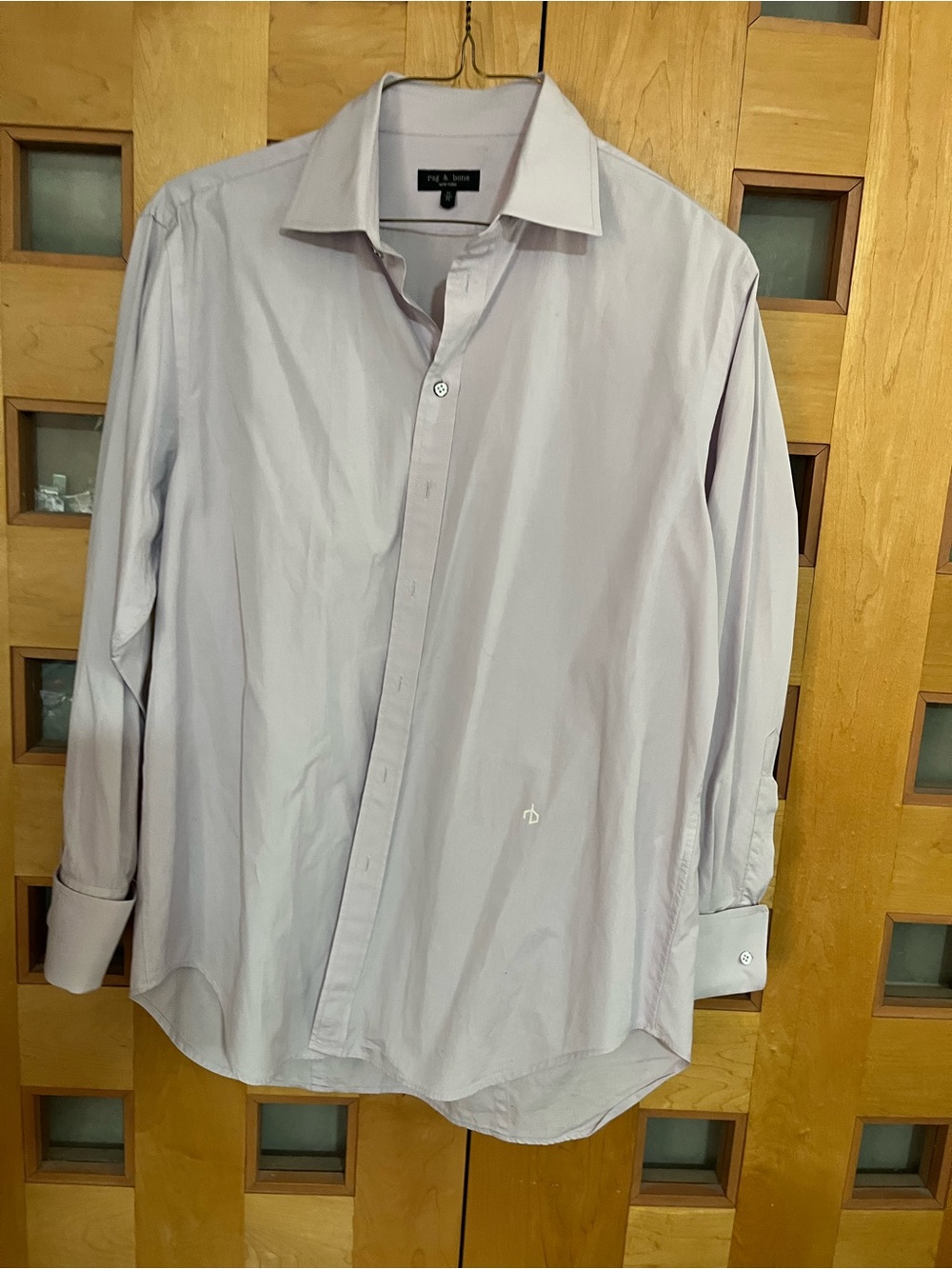 Rag and Bone French Cuff Dress Shirt, M